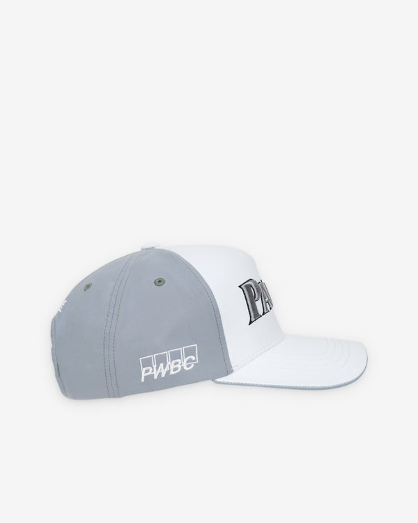 Palace - Men's Golf P-Frame 5-Panel Snapback - (Black/White)