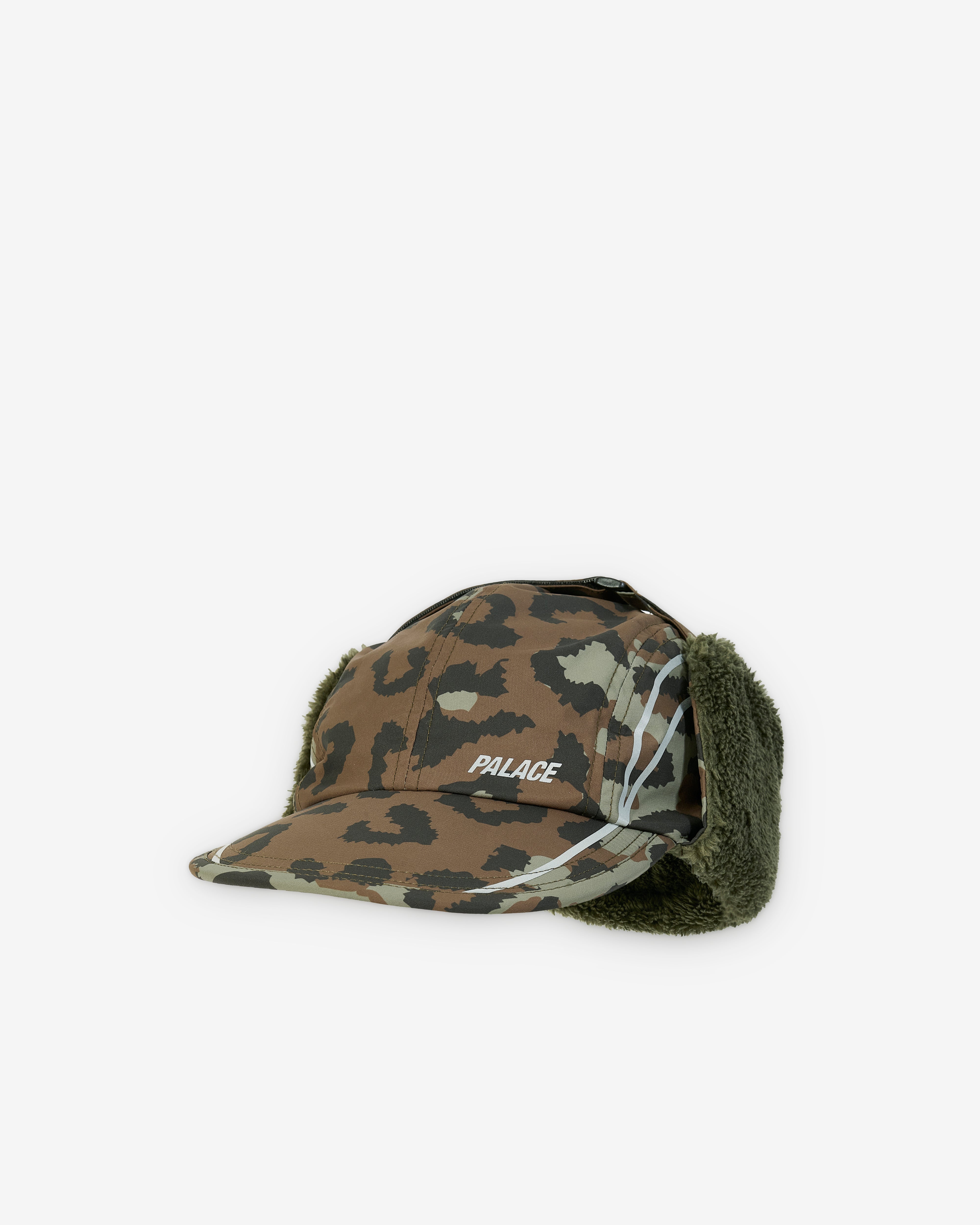 Palace: Men's Gore-Tex Windstopper Posh Earflap Cap (Cheetah