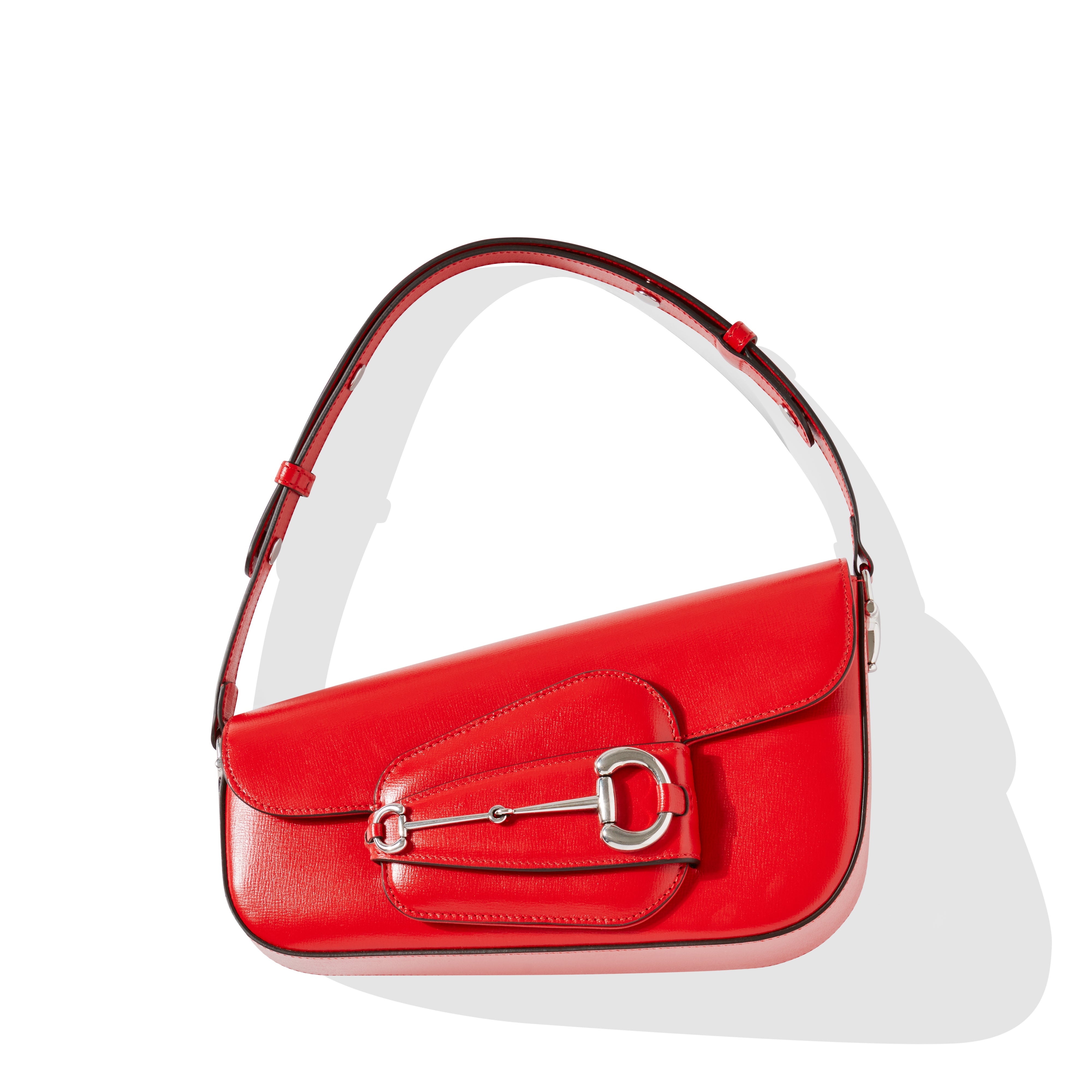 Gucci Women s 1955 Horsebit Small Shoulder Bag Red Dover