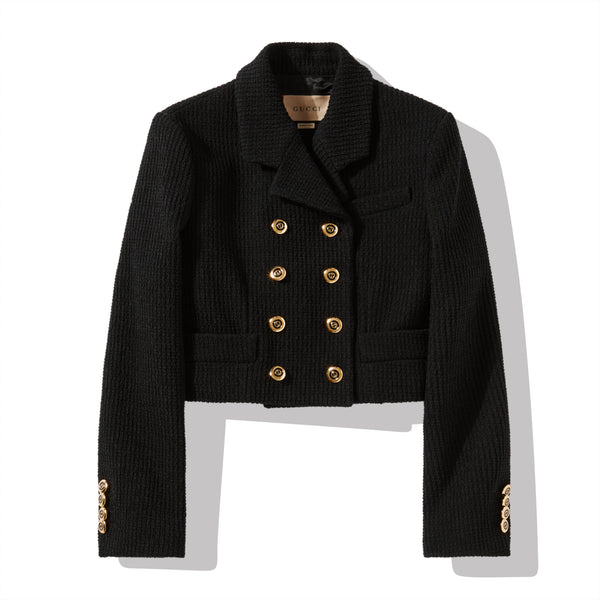 Gucci - Women's Stretch Viscose Cropped Jacket - (Black)