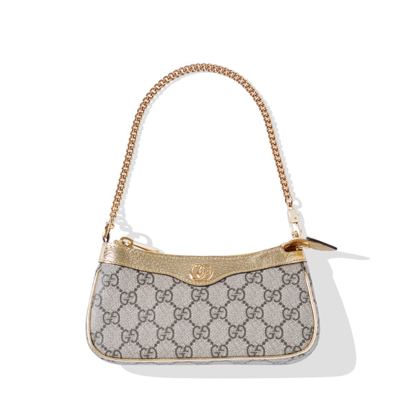Gucci - Women's Ophidia Mini Bag - (Gold/Ebony)