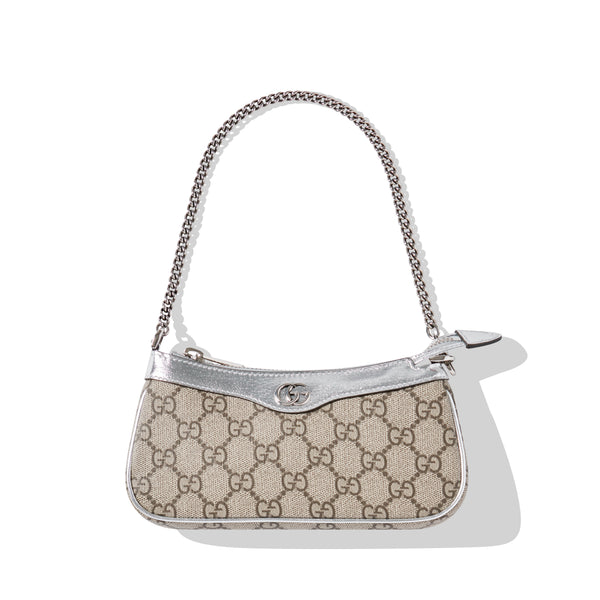 Gucci - Women's Ophidia Mini Bag - (Beige/Silver)