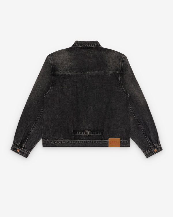 Fugazi - Men's Good Jean Jacket - (Washed Black)