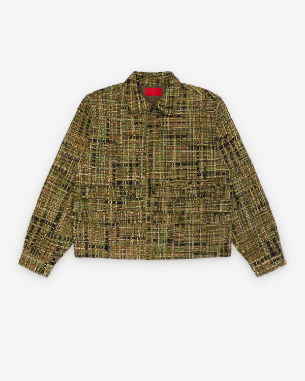 Fugazi - Men's Shotgun Tweed Shirt - (Olive)