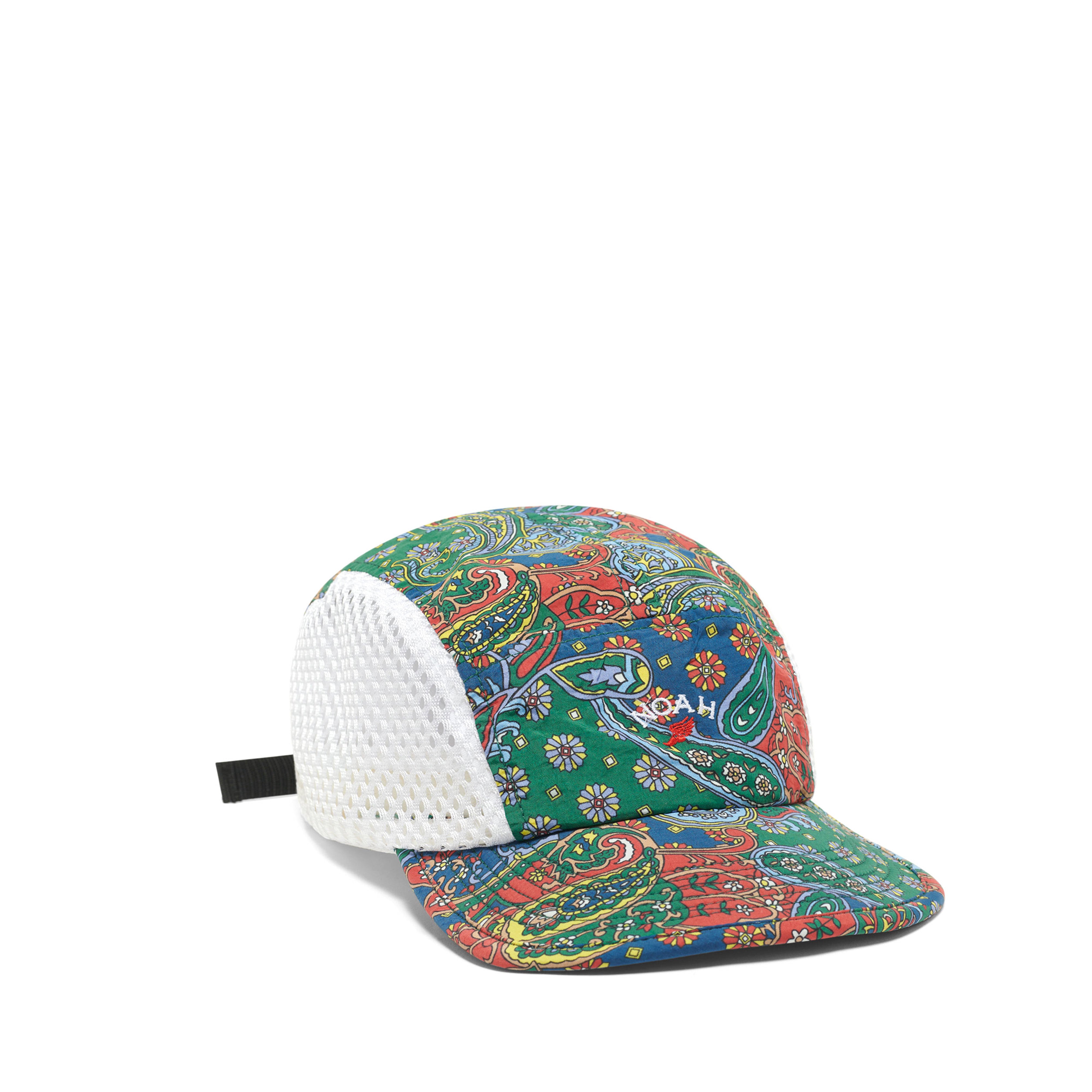 Noah - Men’s Nylon Runner Cap - (Green Paisley)