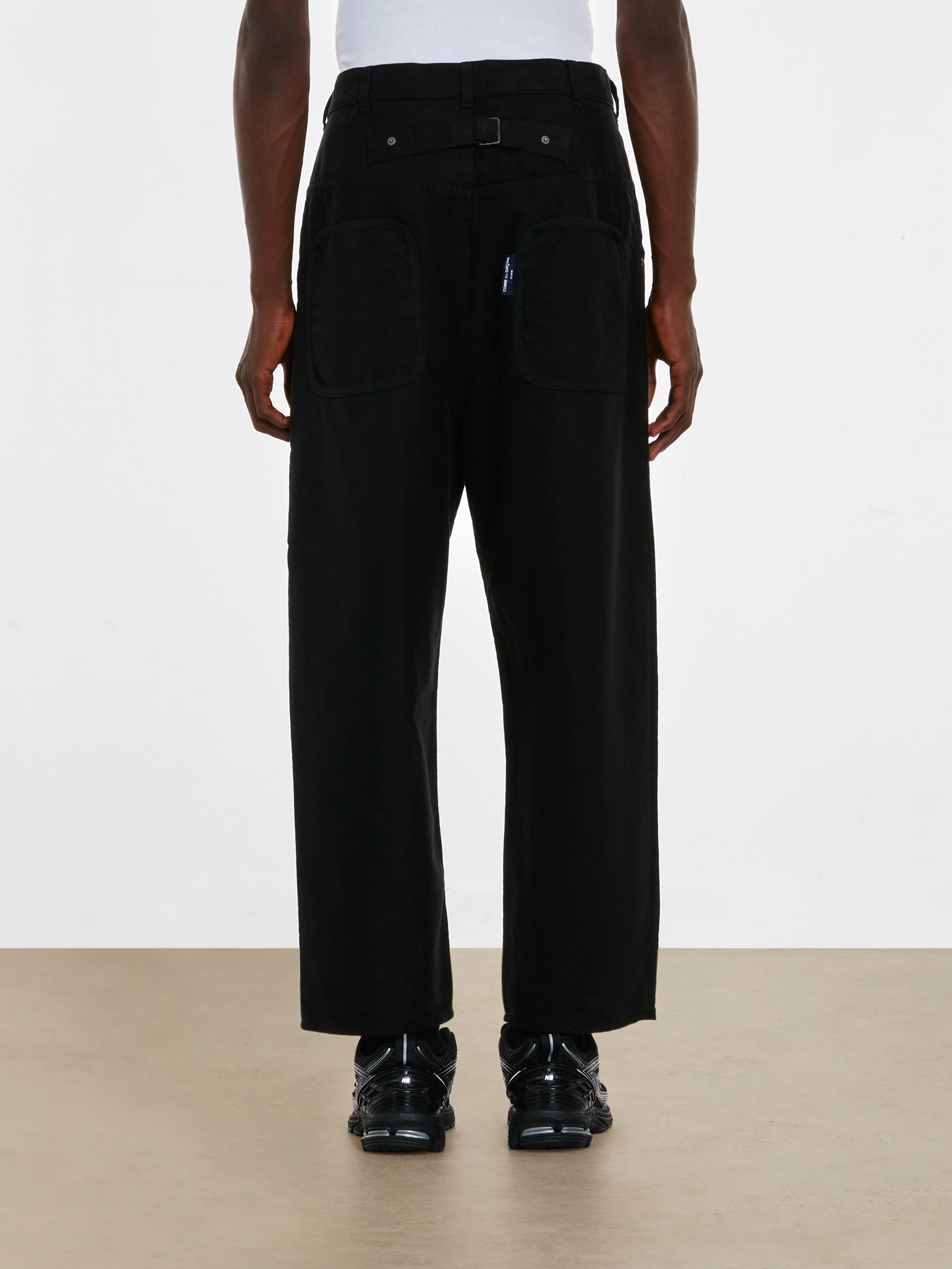 Comme des Garçons Homme - Cotton Moleskin Pants - (Black) | Dover