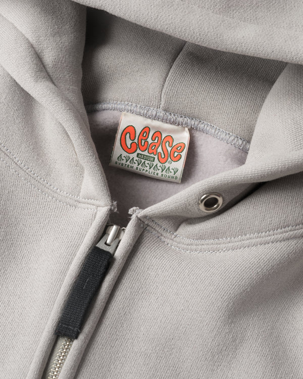 Cease - Men's Quarter Zip Hoodie - (Steel)