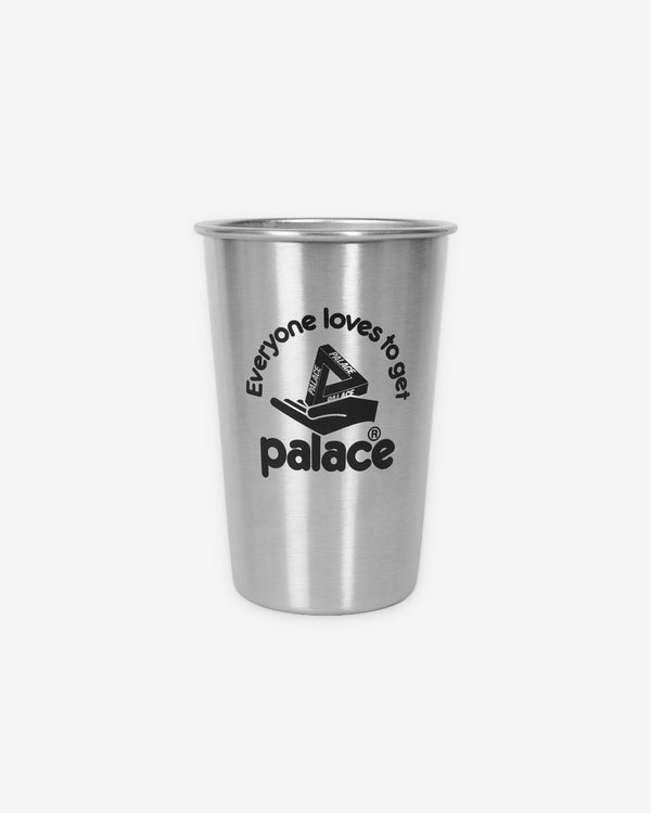 Palace - Hand Out Metal Cup - (Silver)