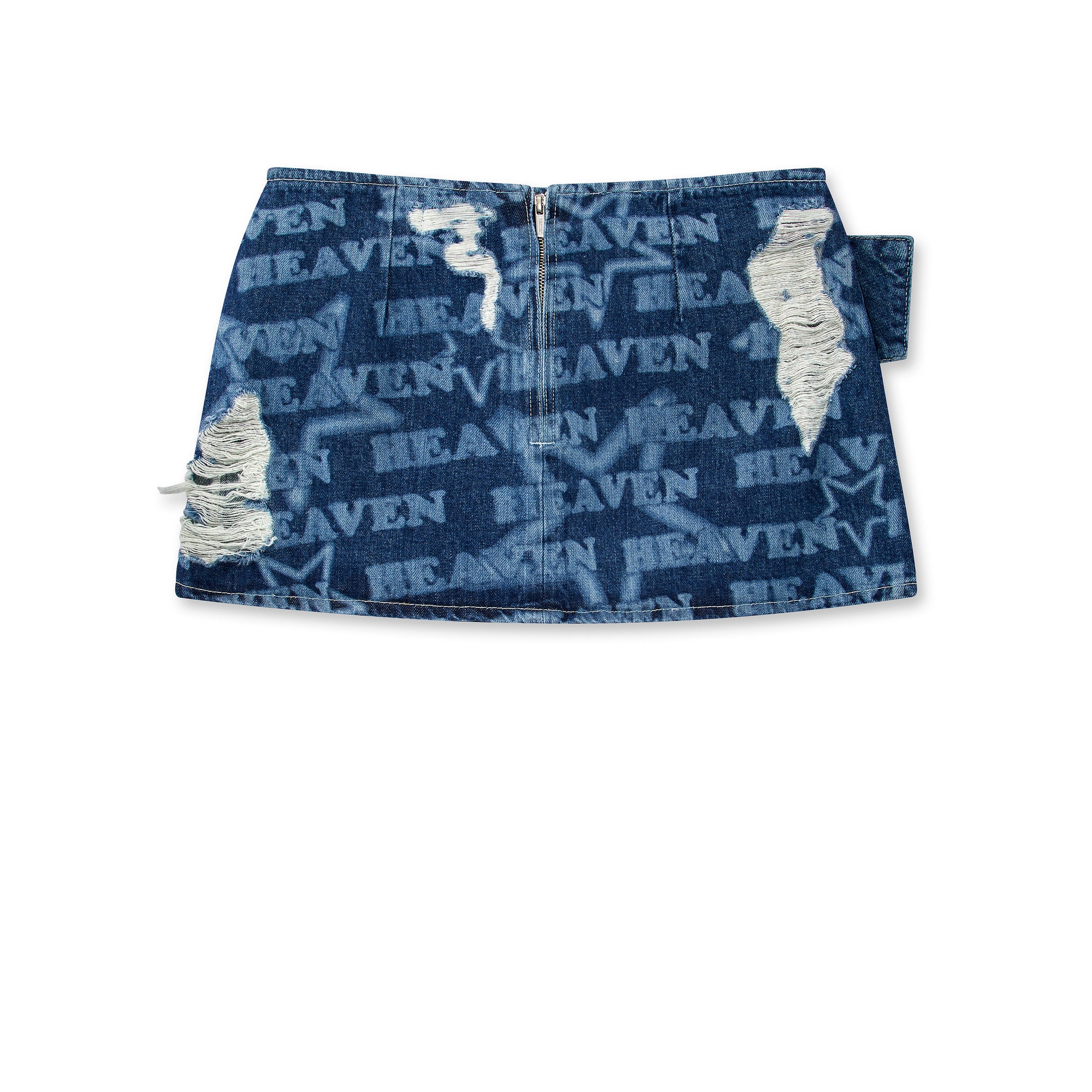 Heaven by Marc Jacobs - Women’s Frayed Skirt - (Denim Blue) view 2