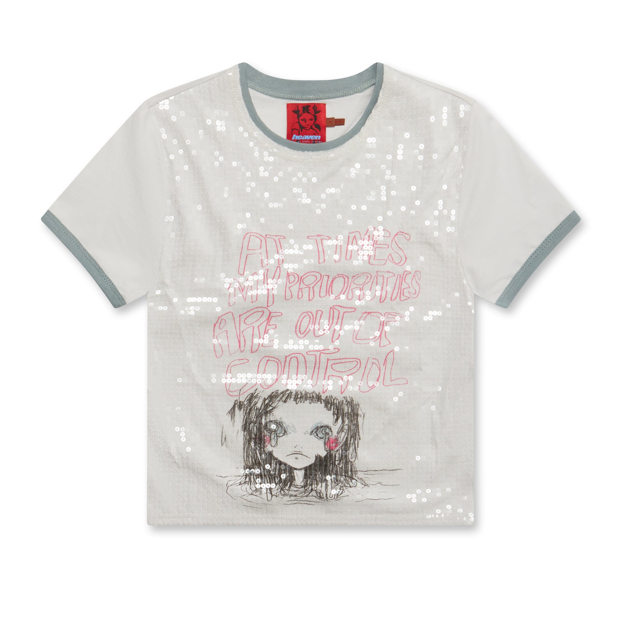 Heaven By Marc Jacobs - Women’s Priorities Sequin Baby Tee - (Lilac) view 5