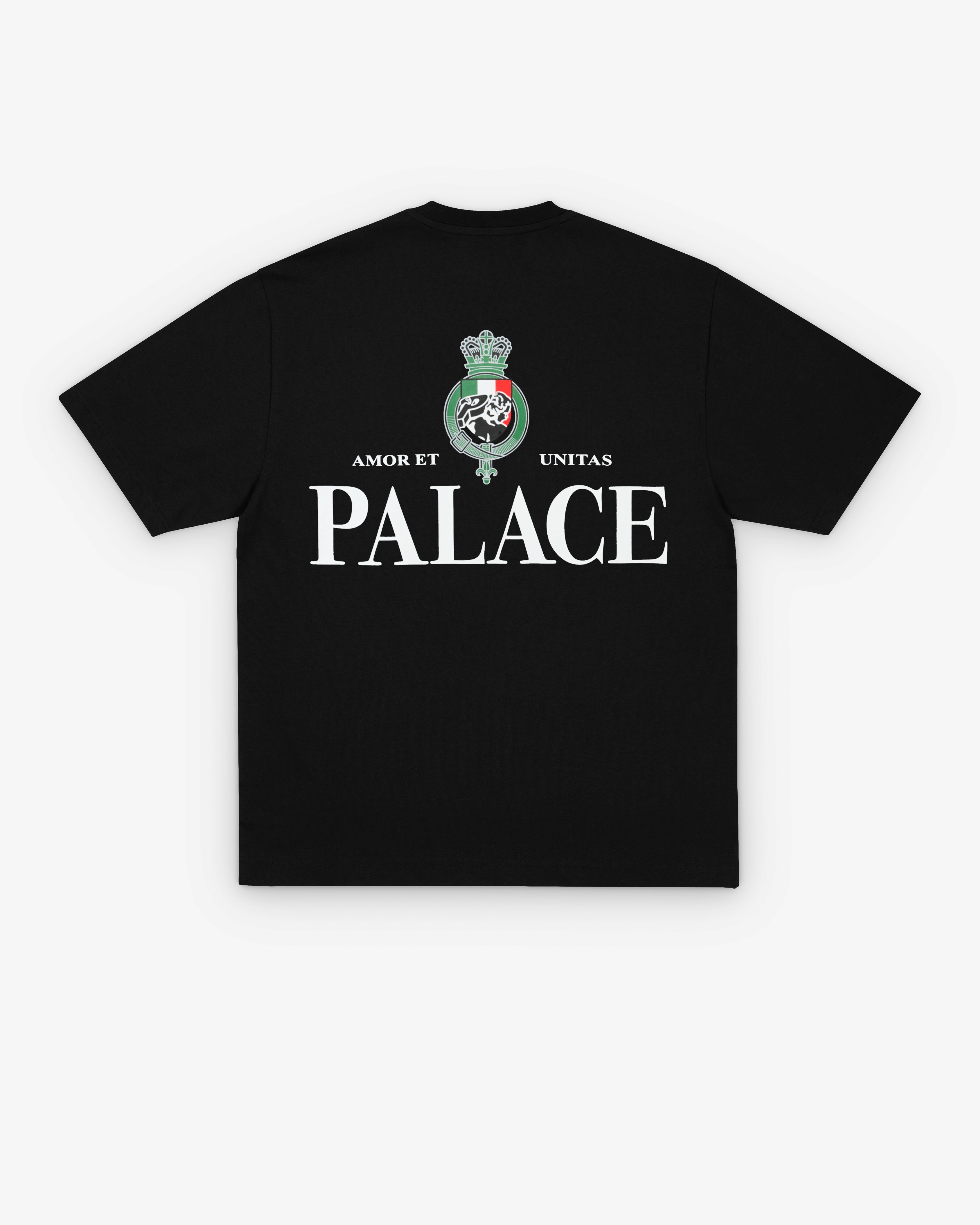 Palace: Men's Heavy Crest T-Shirt (Black) | Dover Street Market London