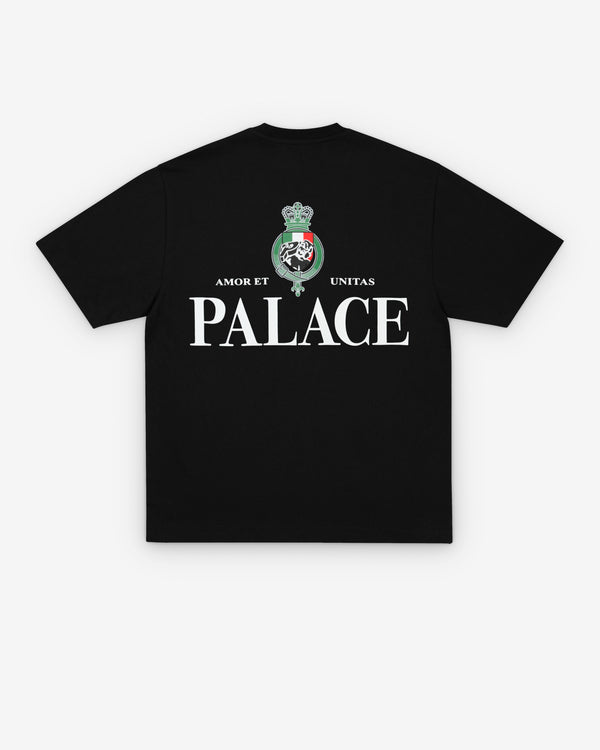 Palace - Men's Heavy Crest T-Shirt - (Black)