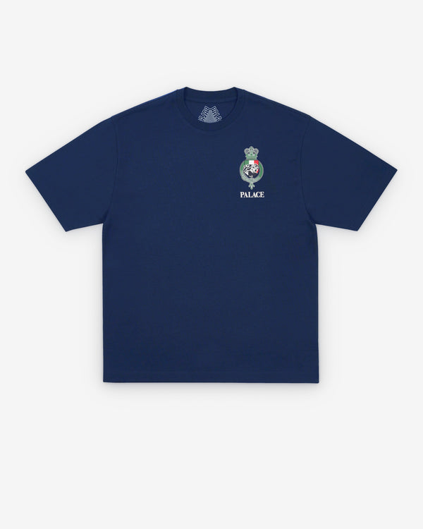 Palace - Men's Heavy Crest T-Shirt - (Navy)