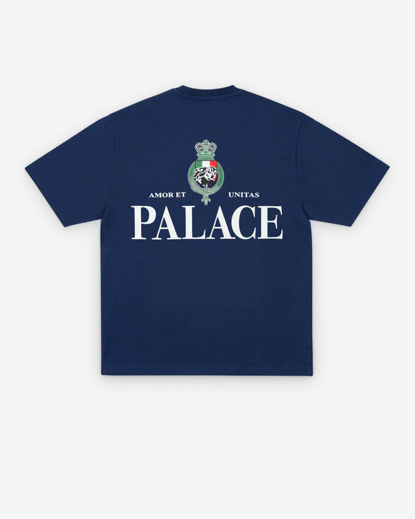 Palace - Men's Heavy Crest T-Shirt - (Navy)