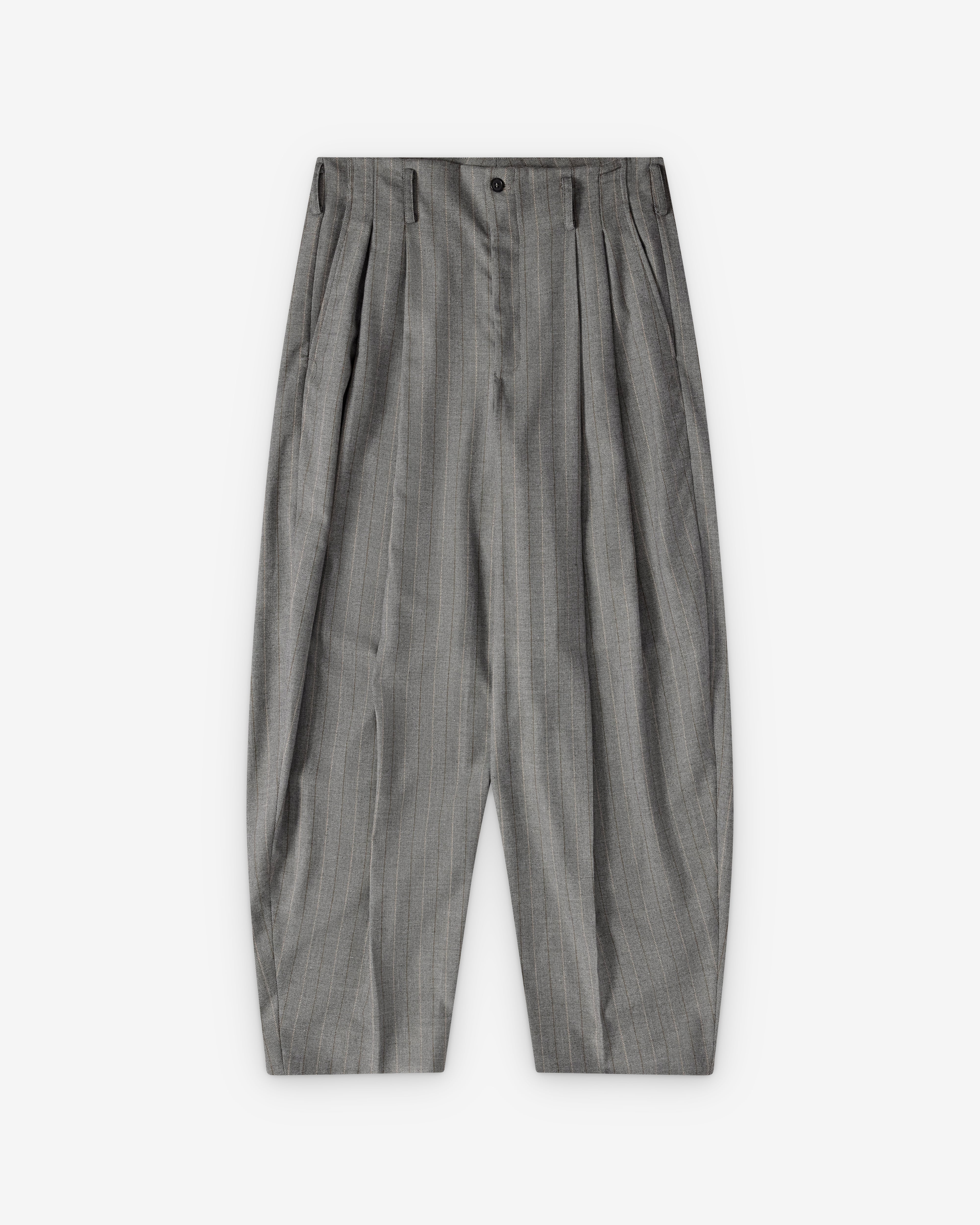 Hed Mayner: Men's Double Pleat Pants (Oxford) | Dover Street