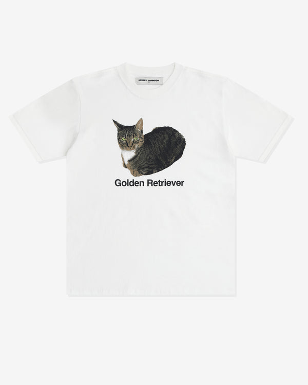 Henry Johnson - Men’s Golden Retriever T-Shirt - (White)