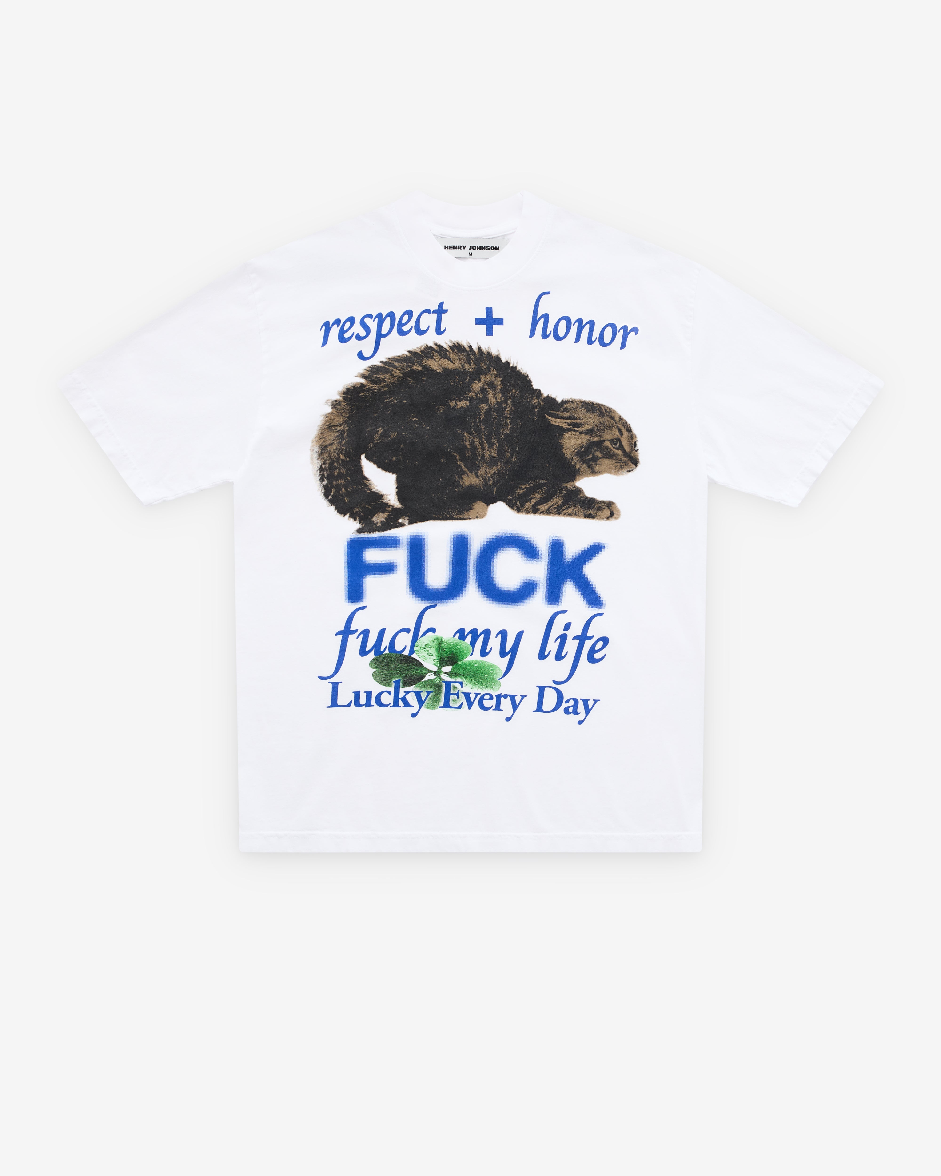 Henry Johnson: Respect + Honor T-Shirt (White) | Dover Street