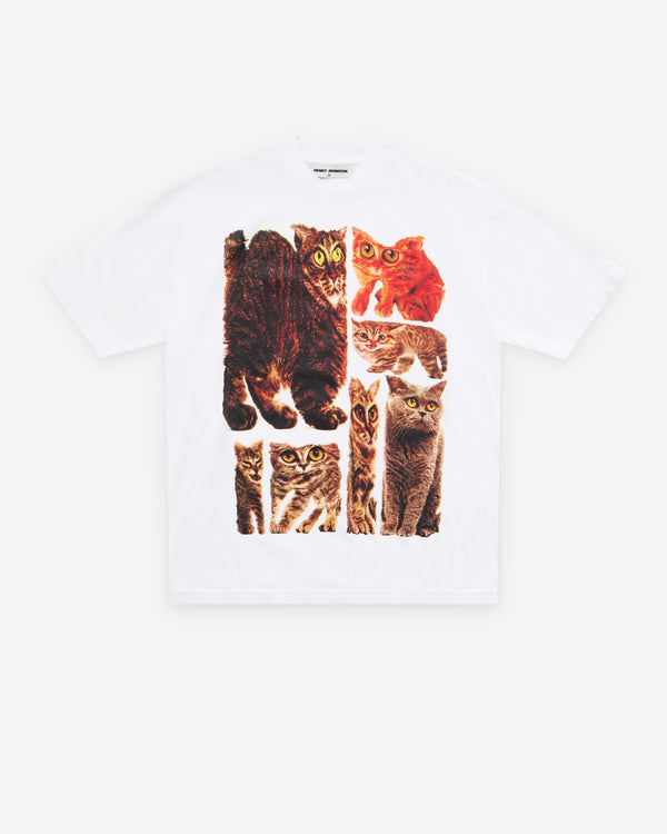 Henry Johnson - Squished Cats T-Shirt - (White)