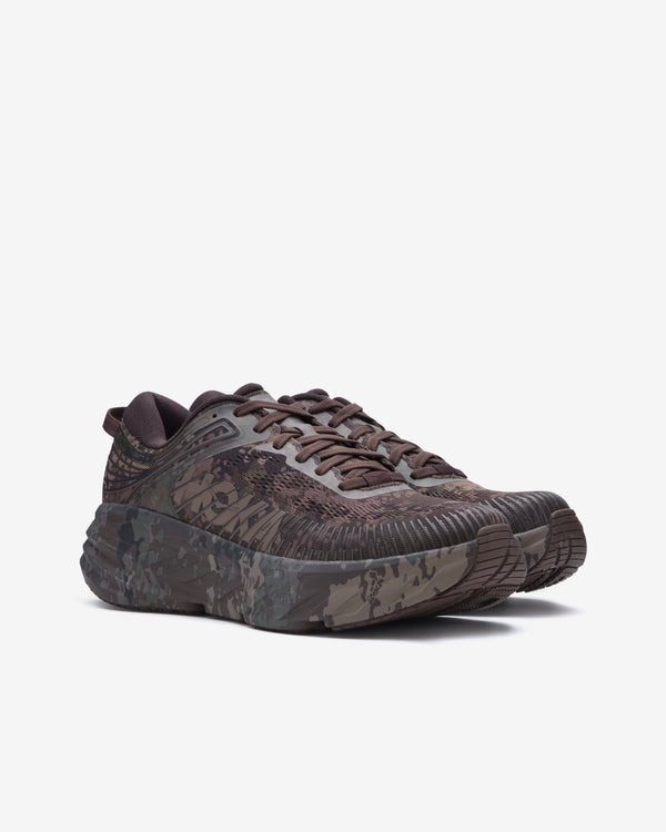 Hoka - Men's Beams Bondi 7 - (Chestnut/Black Bean)