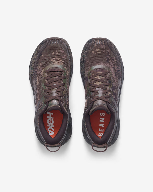 Hoka - Men's Beams Bondi 7 - (Chestnut/Black Bean)