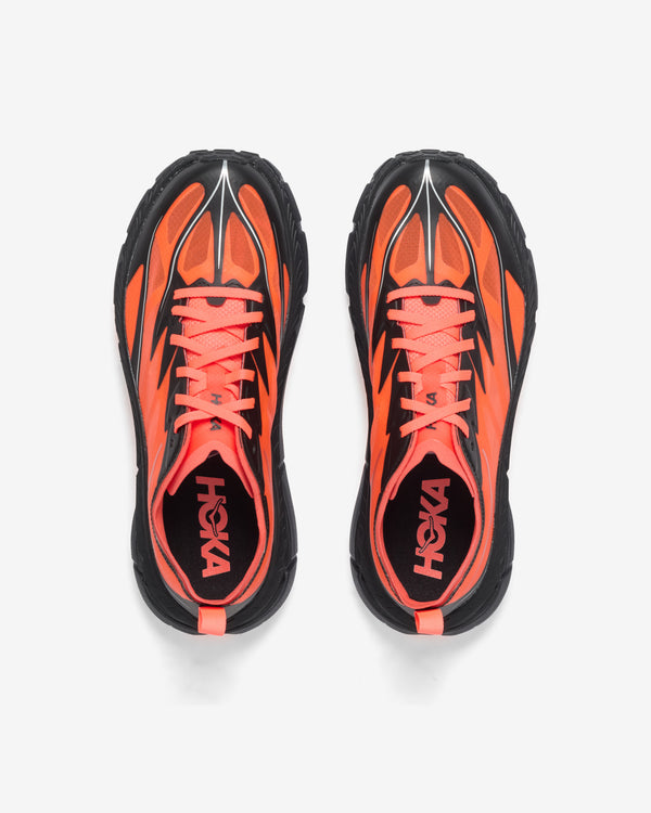 Hoka - Men's Mafate Speed 4 Lite - (Neon Flame/Black)