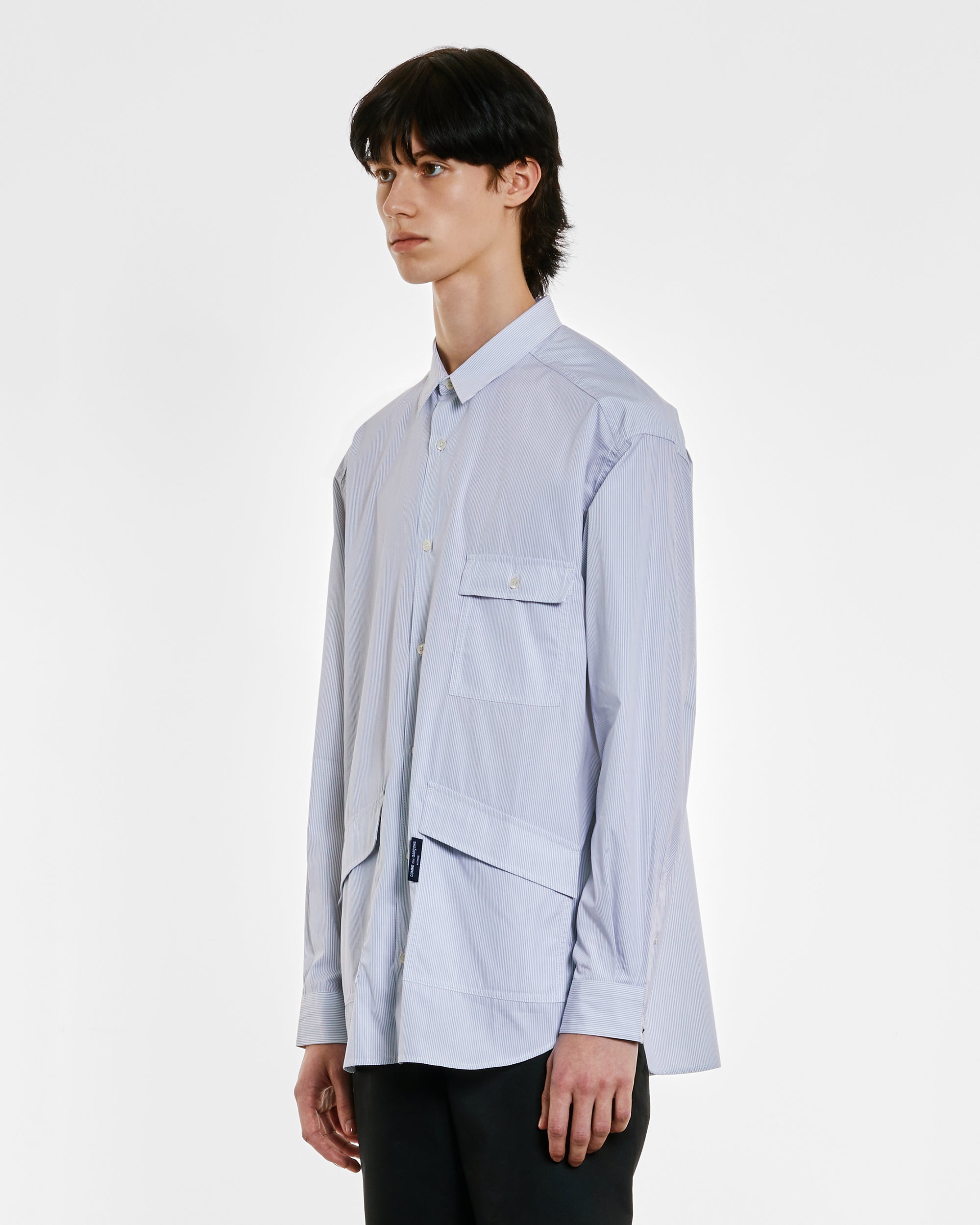 Comme des Garçons Homme Men’s Pocket Shirt (Stripe)