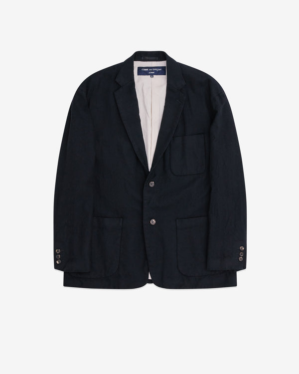 Comme des Garçons Homme - Men's Garment Milled Jacket - (Navy)