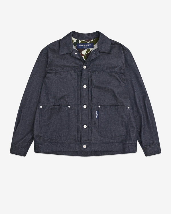 Comme des Garçons Homme - Men's Trucker Jacket - (Navy)