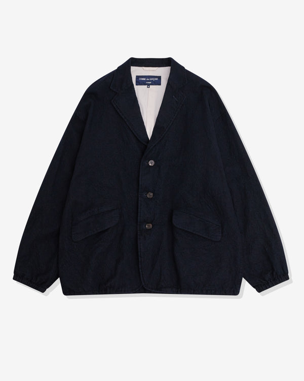 Comme des Garçons Homme - Men's Garment Milled Sports Jacket - (Navy)