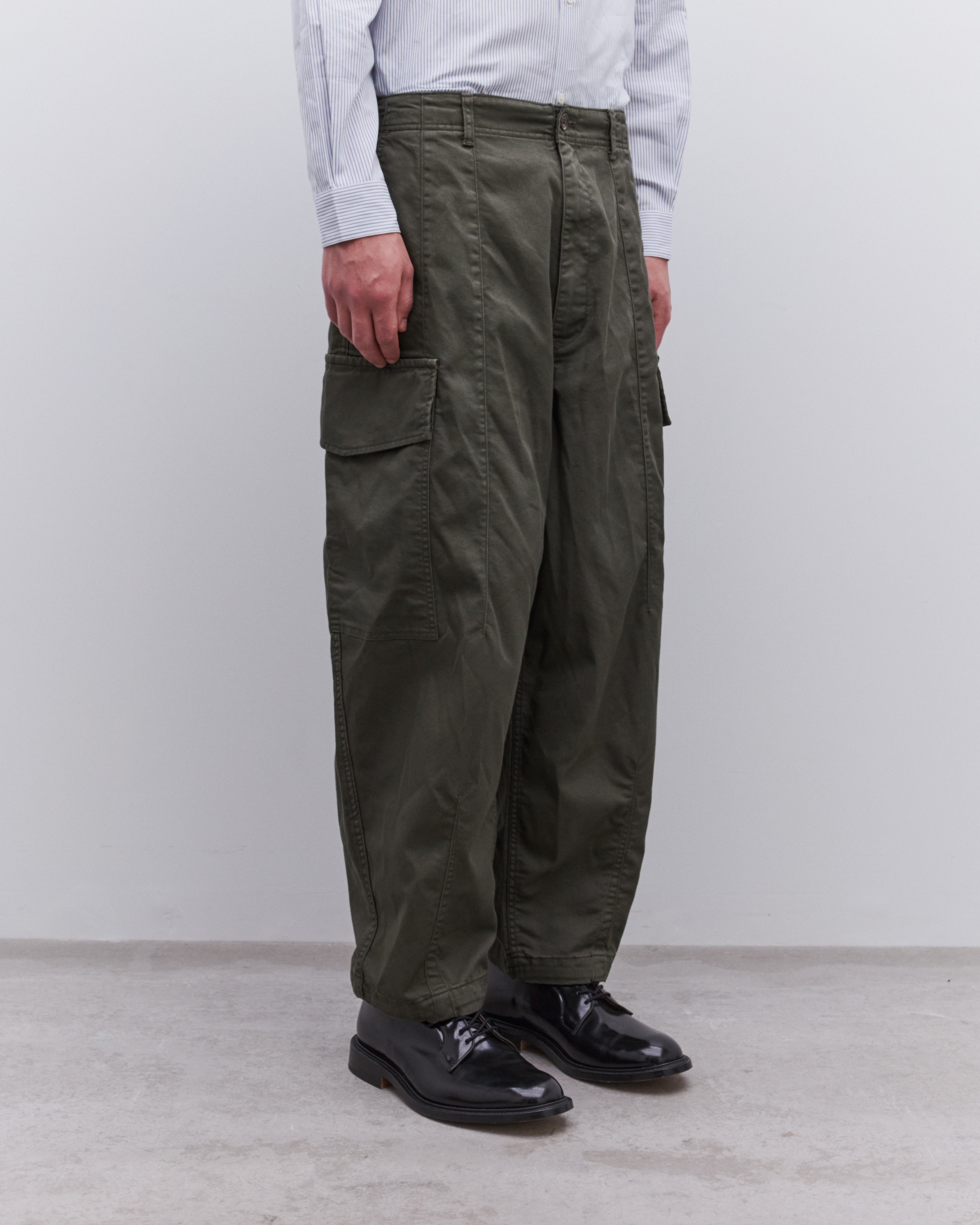 Comme des Garcons Homme Men s Cargo Pants Khaki