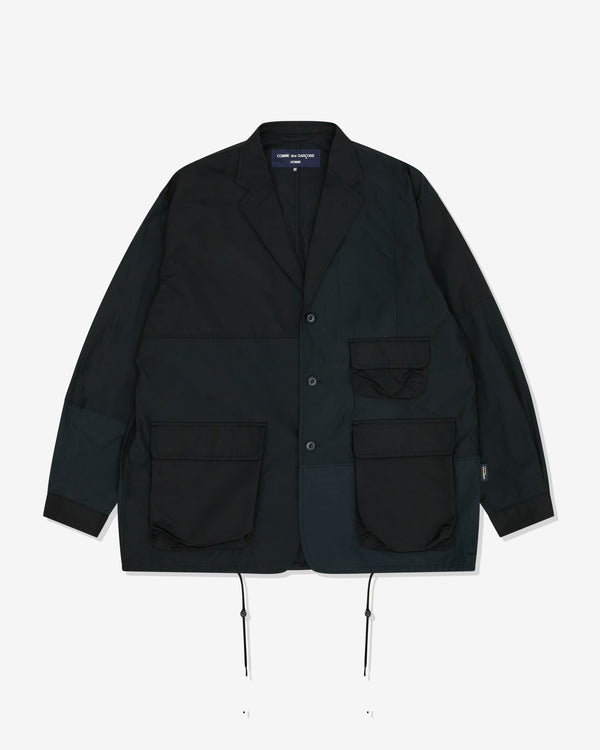 Comme des Garçons Homme - Men's Patchwork Sports Jacket - (Black Mix)