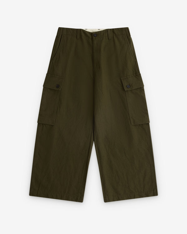 CDG Homme - Men’s Wide Leg Pocket Trousers Pants - (Khaki)
