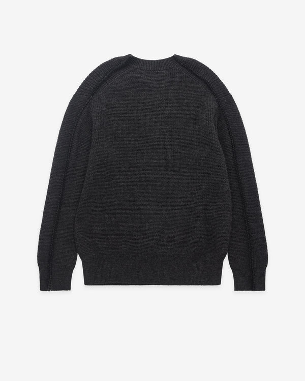 CDG Homme - Men’s Heavy Knit Sweatshirt - (Grey)