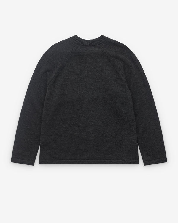 CDG Homme - Men’s Raglan Sleeve Sweater - (Grey)