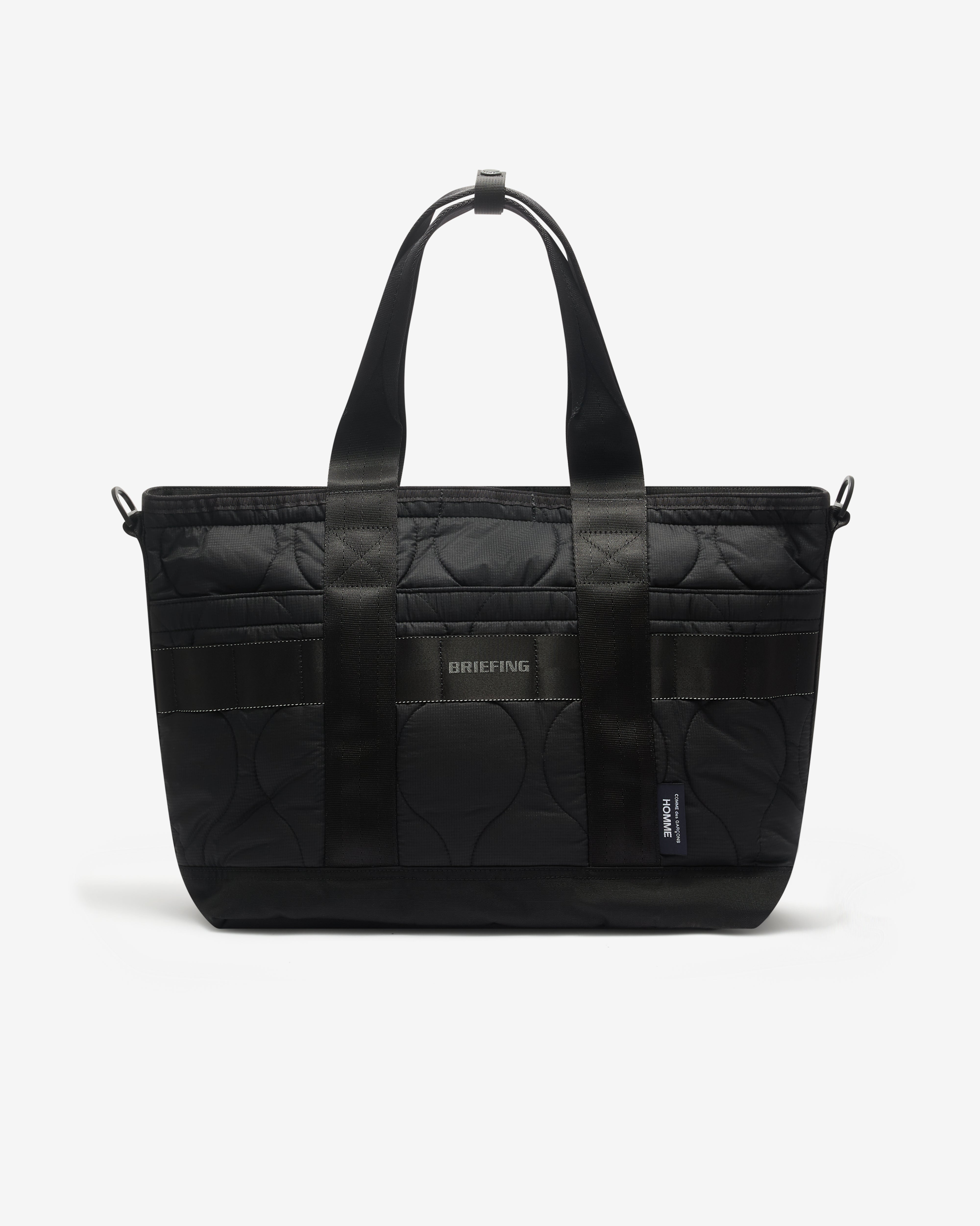 CDG Homme: Briefings Tote Bag (Black) | DSML E-SHOP