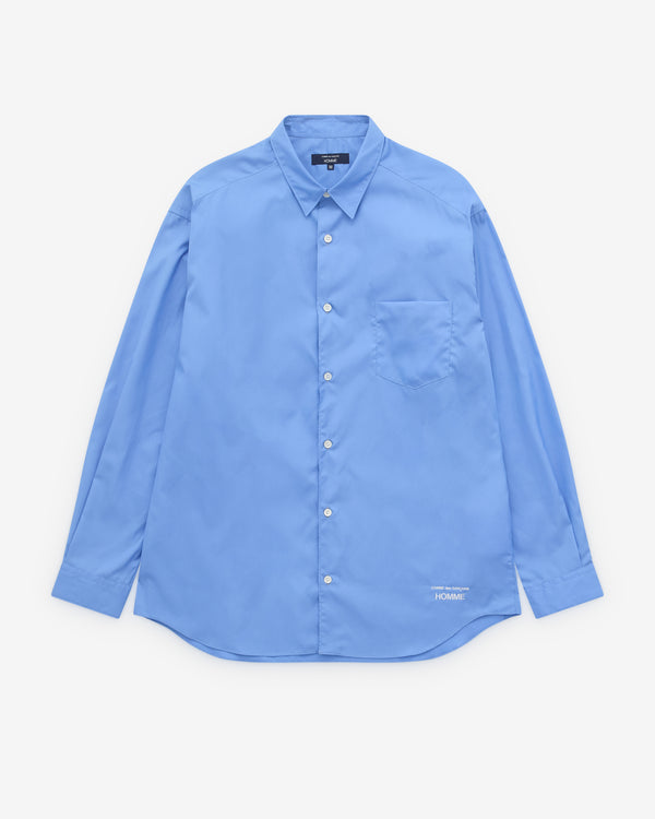 CDG Homme - Men’s Logo Shirt - (Blue)