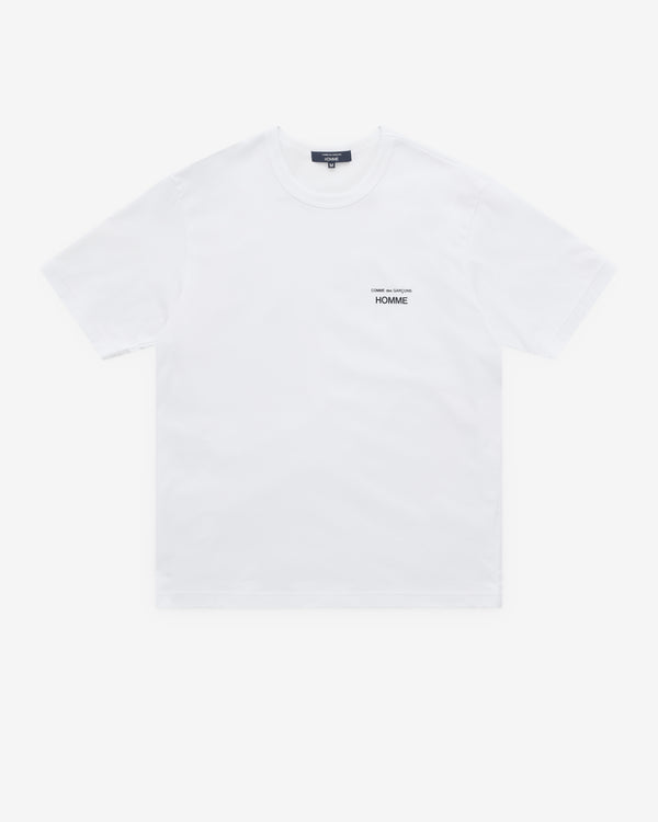CDG Homme - Men’s Logo T-Shirt - (White)