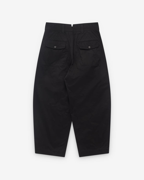 CDG Homme - Men’s Cotton Pleated Trouser - (Black)
