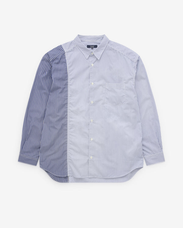CDG Homme - Men’s Multi Stripe Shirt - (Blue)