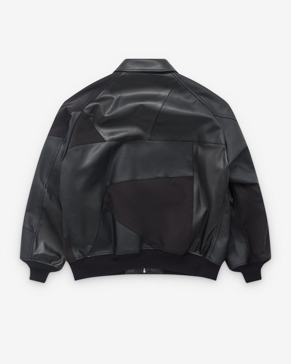 CDG Homme - Men’s Patchwork Bomber Jacket - (Black)