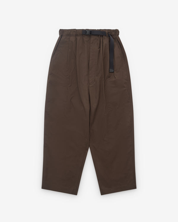 CDG Homme - Men’s Clip Buckle Trouser - (Brown)