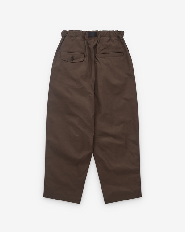CDG Homme - Men’s Clip Buckle Trouser - (Brown)