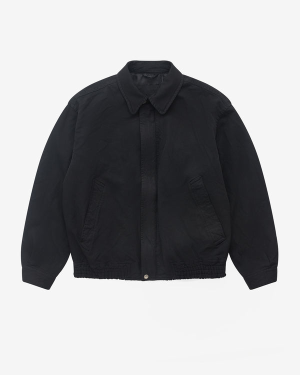CDG Homme - Men’s Collared Bomber Jacket - (Black)