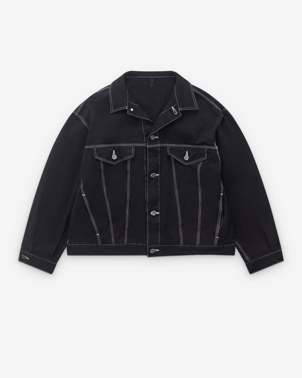 CDG Homme - Men’s Top Stitch Trucker Jacket - (Black)