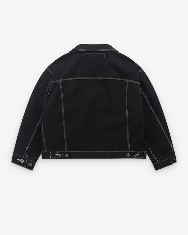 CDG Homme - Men’s Top Stitch Trucker Jacket - (Black)