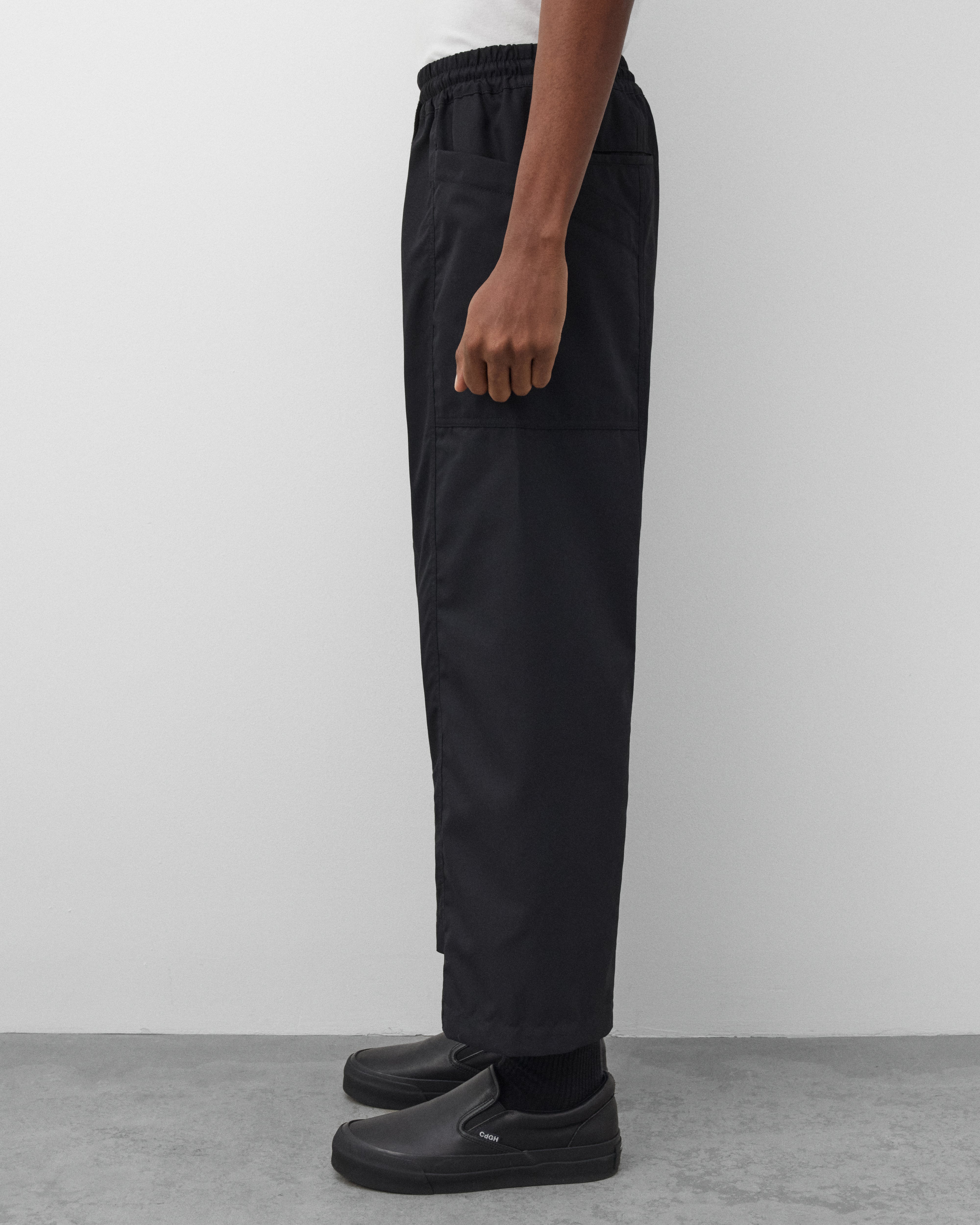 CDG Homme: Men's Elasticated Trousers (Black) | Dover Street