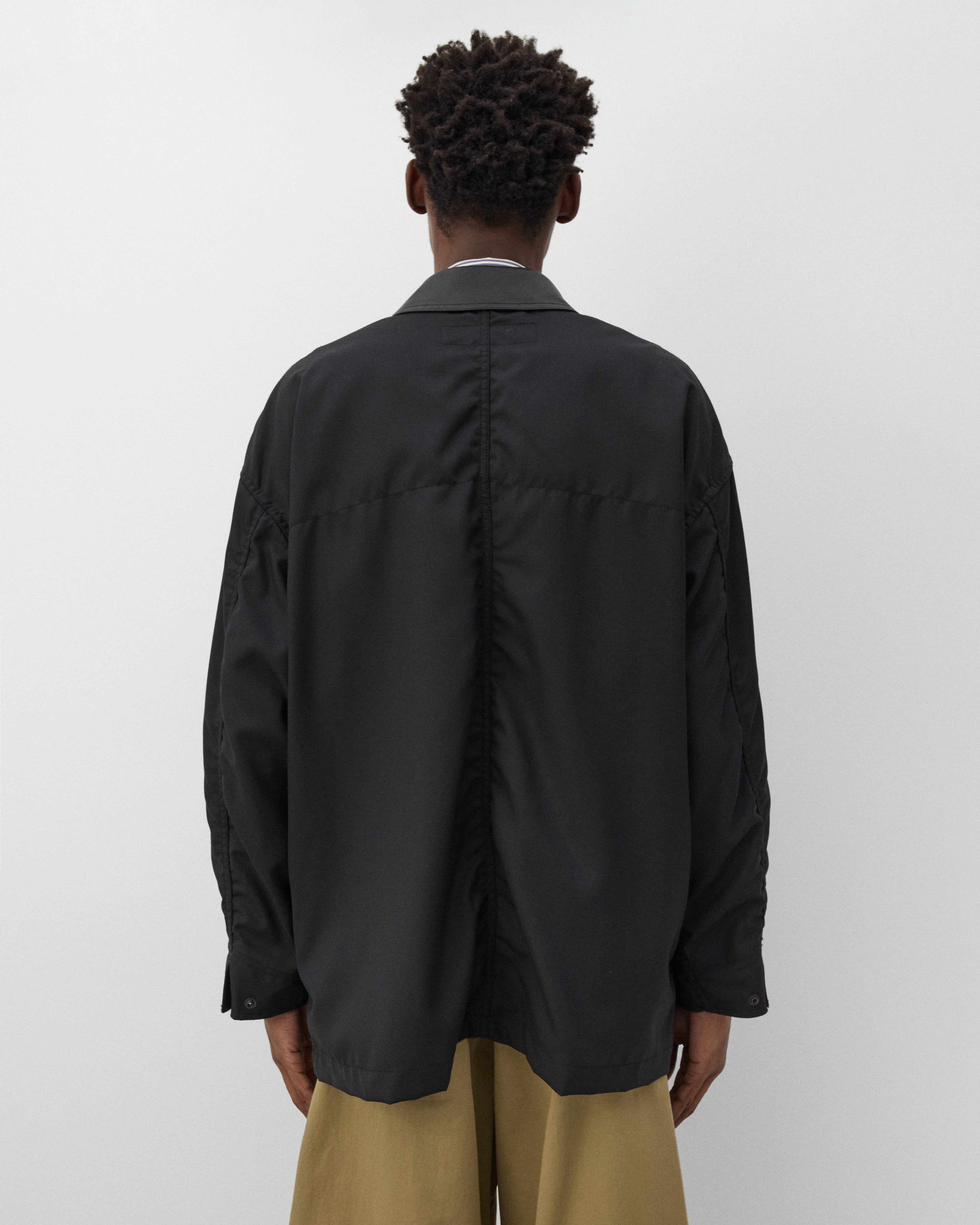 CDG Homme: Men's Chore Jacket (Black) | Dover Street Market London
