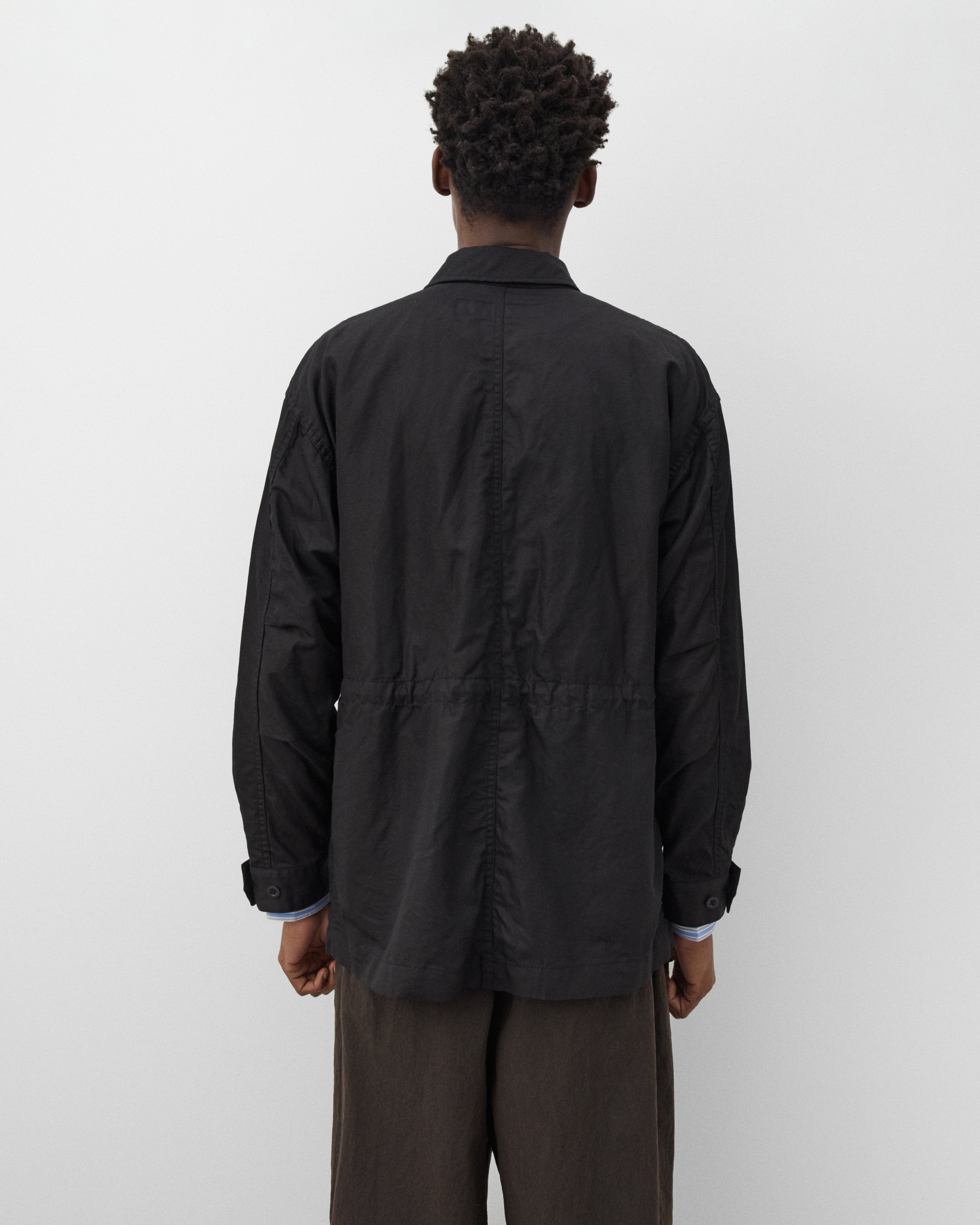 CDG Homme: Men's Cotton Linen Jacket (Black) | Dover Street Market CDG Homme: Men's Cotton Linen Jacket (Black) | Dover Street Market