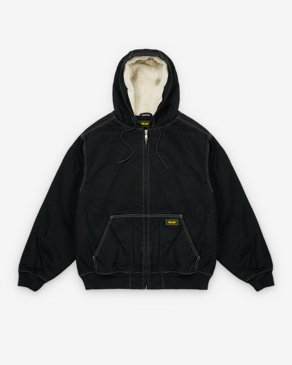 Palace - Men's Hooded Sherp Jacket - (Black Stone)