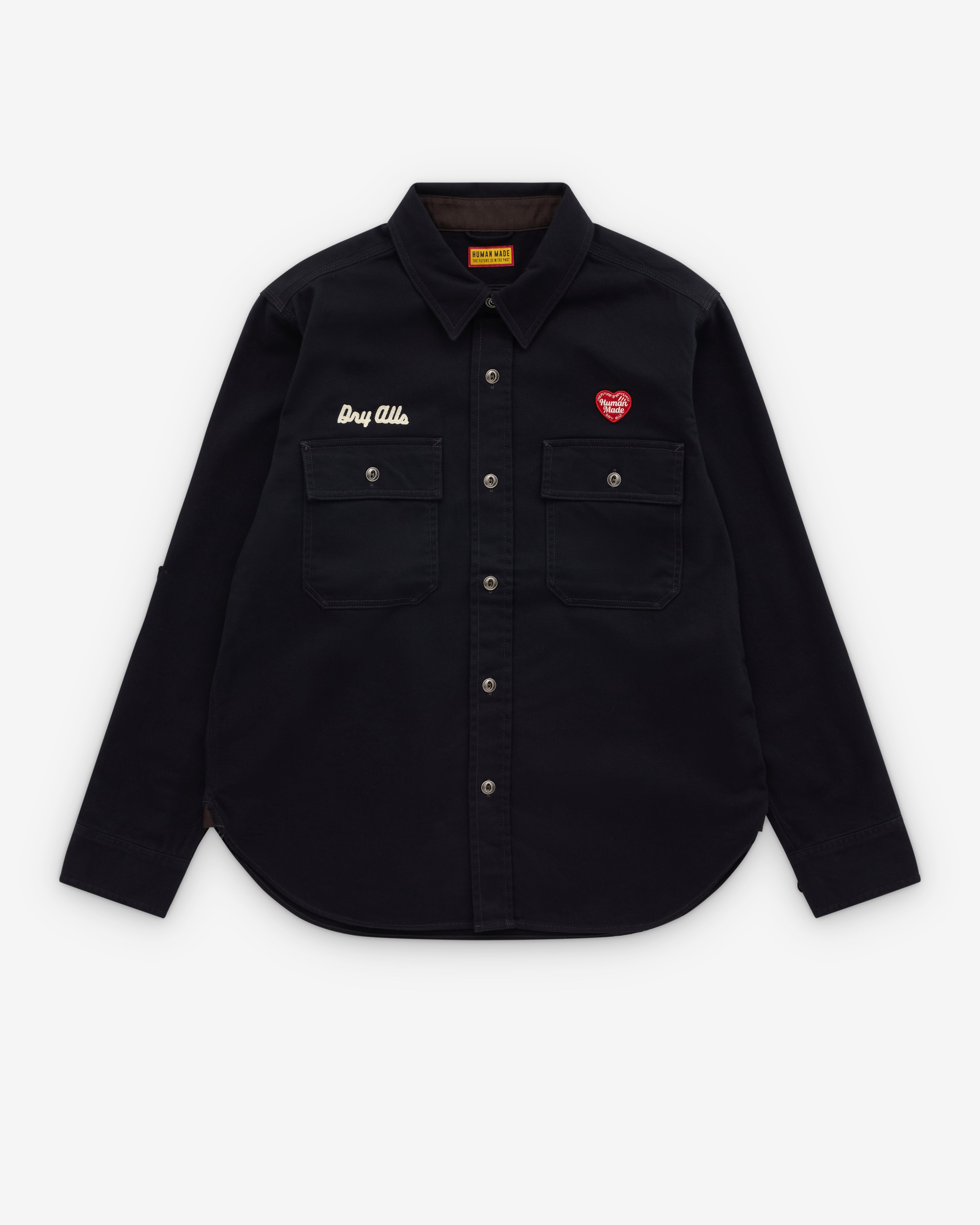Human Made: Men's Work Shirt (Black) | Dover Street Market London